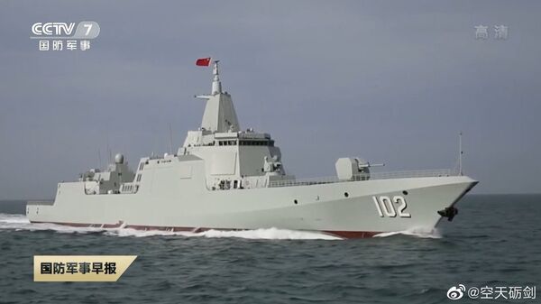 Lhasa é o segundo detróier Type 055 do Exército de Libertação Popular - Sputnik Brasil