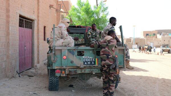 Forças do Mali patrulham ruas de Timbuktu, Mali, 26 de setembro de 2021 - Sputnik Brasil