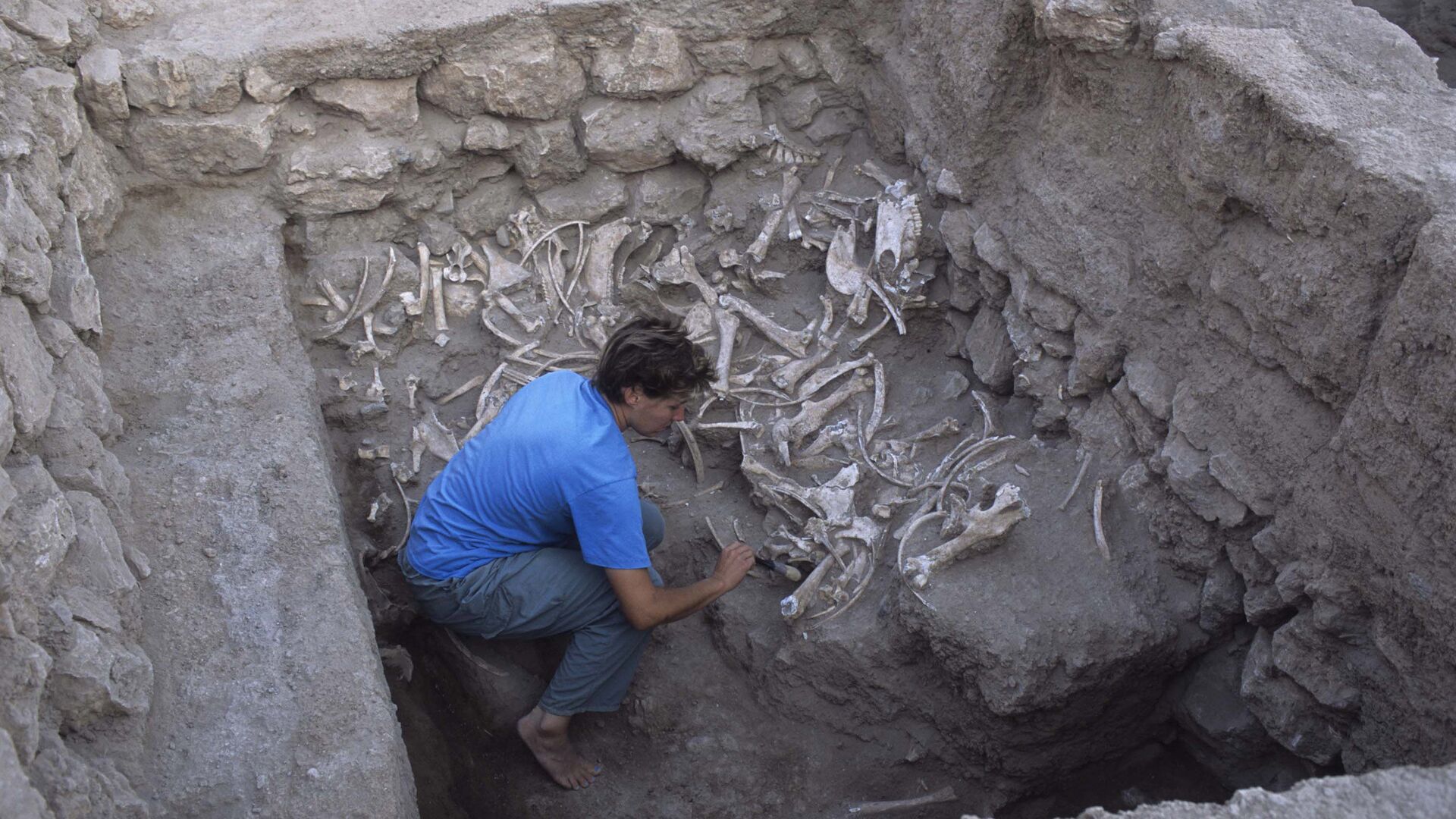 Descobertas arqueológicas em um túmulo de Tell Umm el-Marra, norte da Síria - Sputnik Brasil, 1920, 15.01.2022