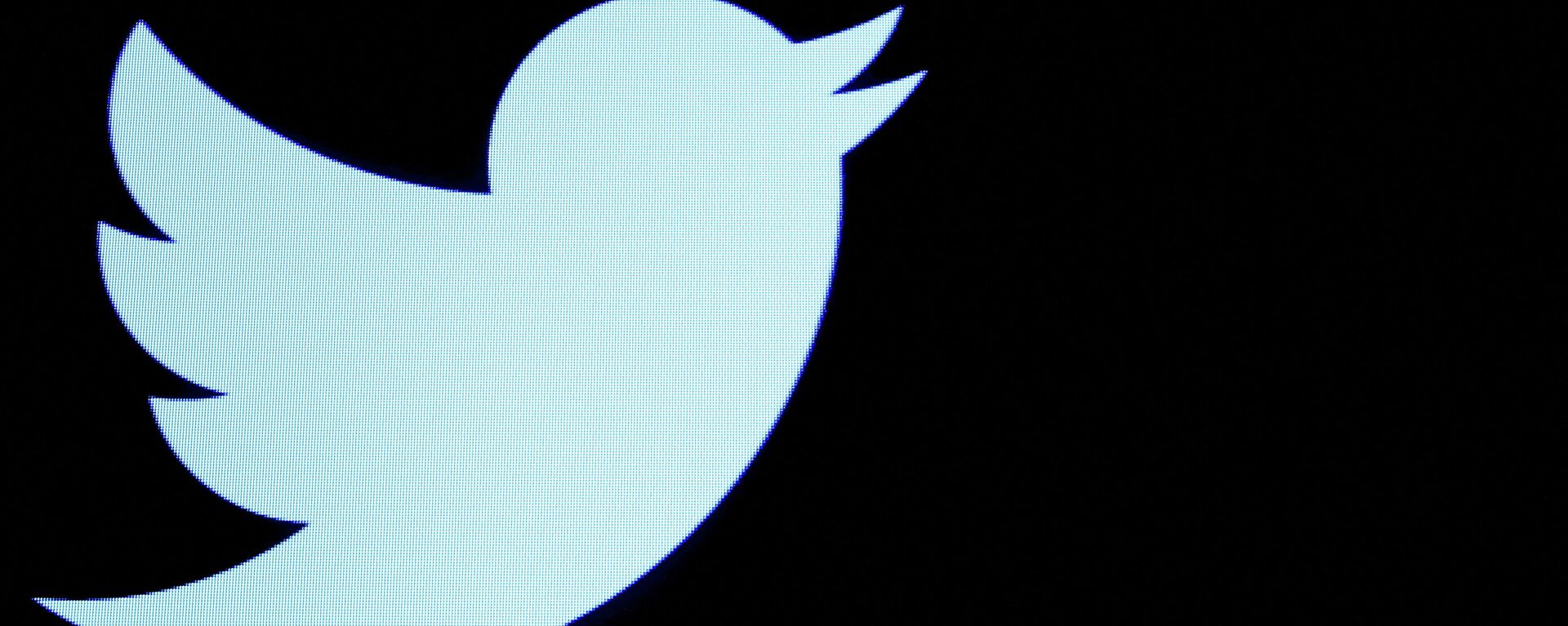 O logotipo do Twitter é exibido em uma tela no piso da Bolsa de Valores de Nova York (NYSE) em Nova York, EUA, 28 de setembro de 2016 - Sputnik Brasil, 1920, 17.01.2022