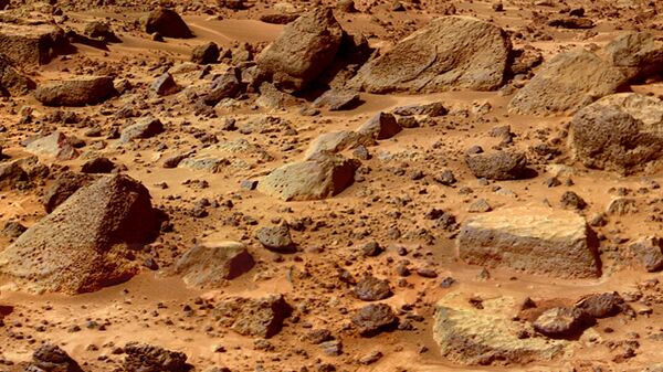 Rochas em Marte (imagem referencial) - Sputnik Brasil