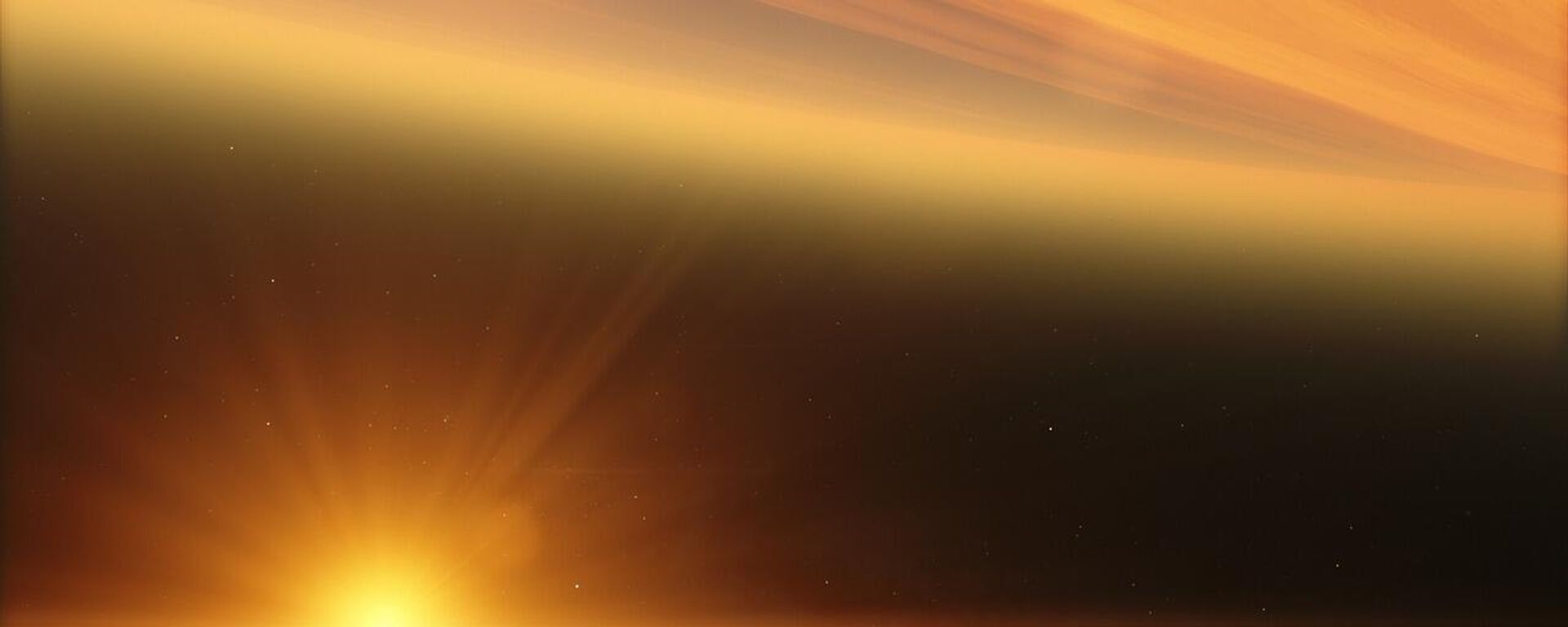 Perspectiva da atmosfera de um exoplaneta (imagem de referência) - Sputnik Brasil, 1920, 31.01.2022