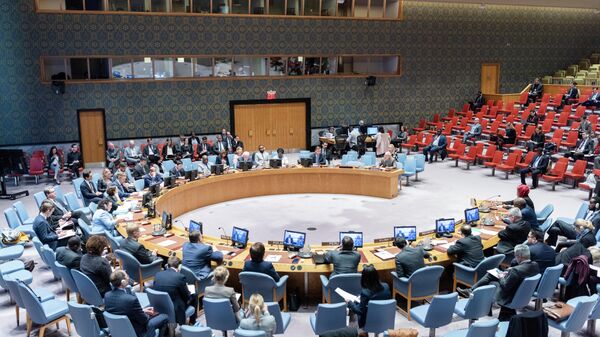 Sessão do Conselho de Segurança da ONU (imagem referencial) - Sputnik Brasil