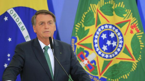 Palavras do Presidente da República, Jair Bolsonaro em Brasília, 28 de janeiro de 2022 - Sputnik Brasil