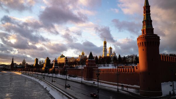 Kremlin e Rio de Moscou em Moscou, Rússia, 16 de janeiro de 2022 - Sputnik Brasil