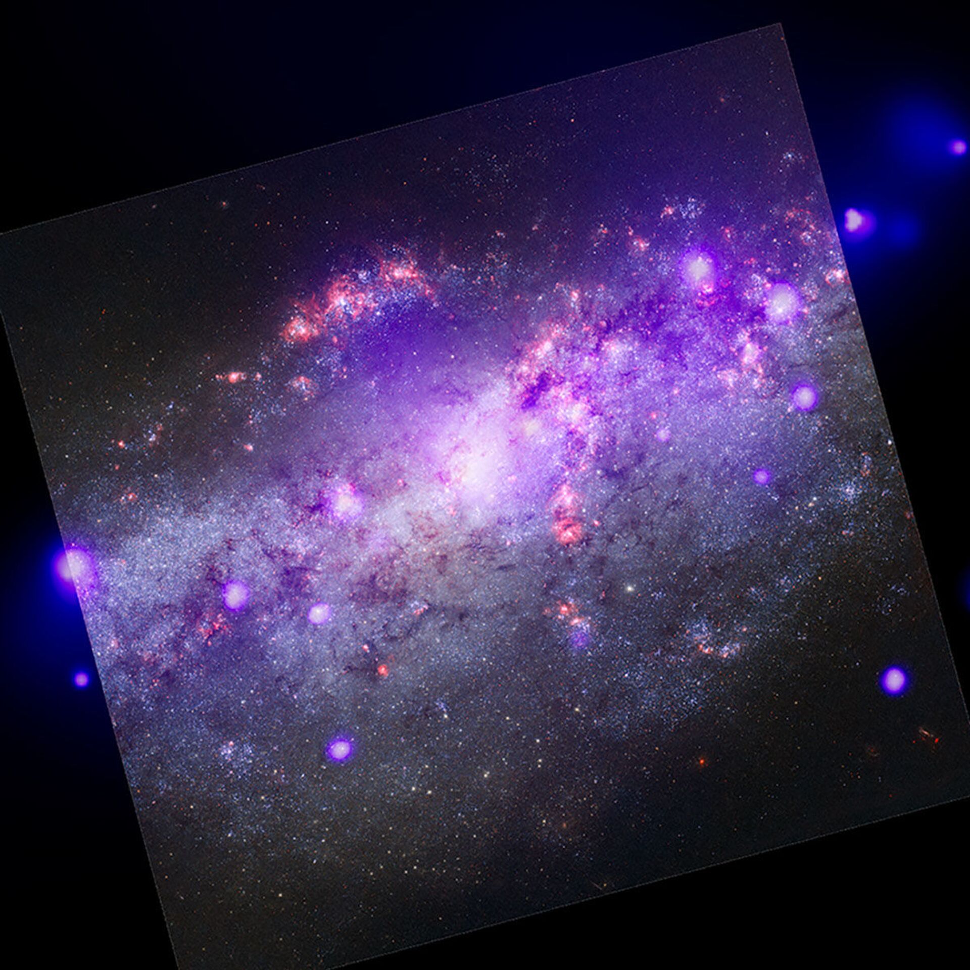Galáxia espiral NGC 4490  - Sputnik Brasil, 1920, 06.02.2022