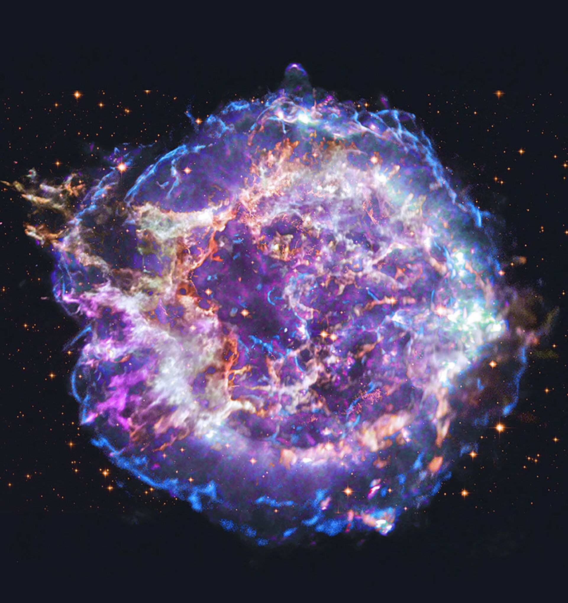 Remanescente de supernova na constelação da Cassiopeia  - Sputnik Brasil, 1920, 06.02.2022