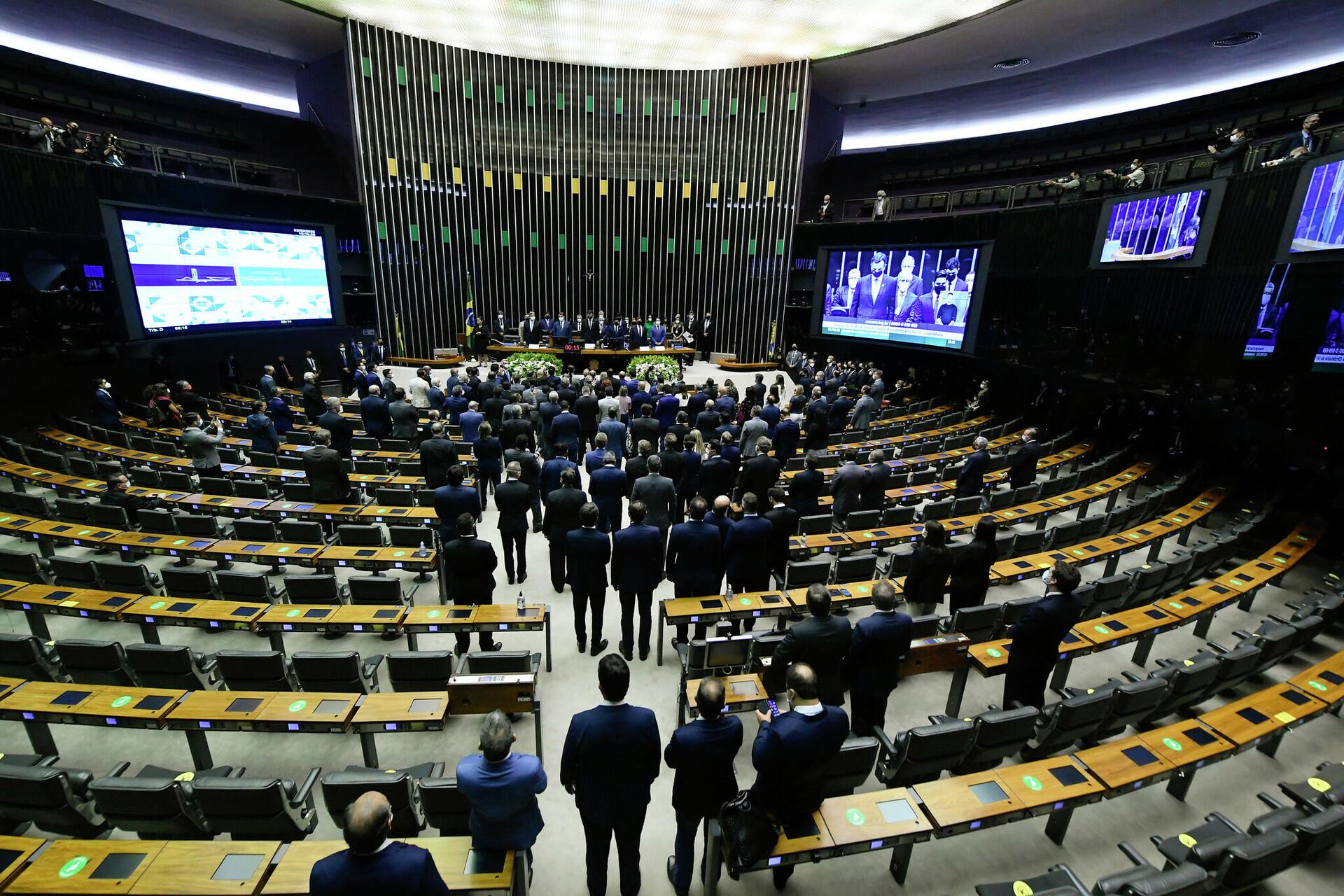 Congresso Nacional na inauguração da 4ª Sessão Legislativa Ordinária da 56ª Legislatura, em 3 de fevereiro de 2021 - Sputnik Brasil, 1920, 29.07.2022