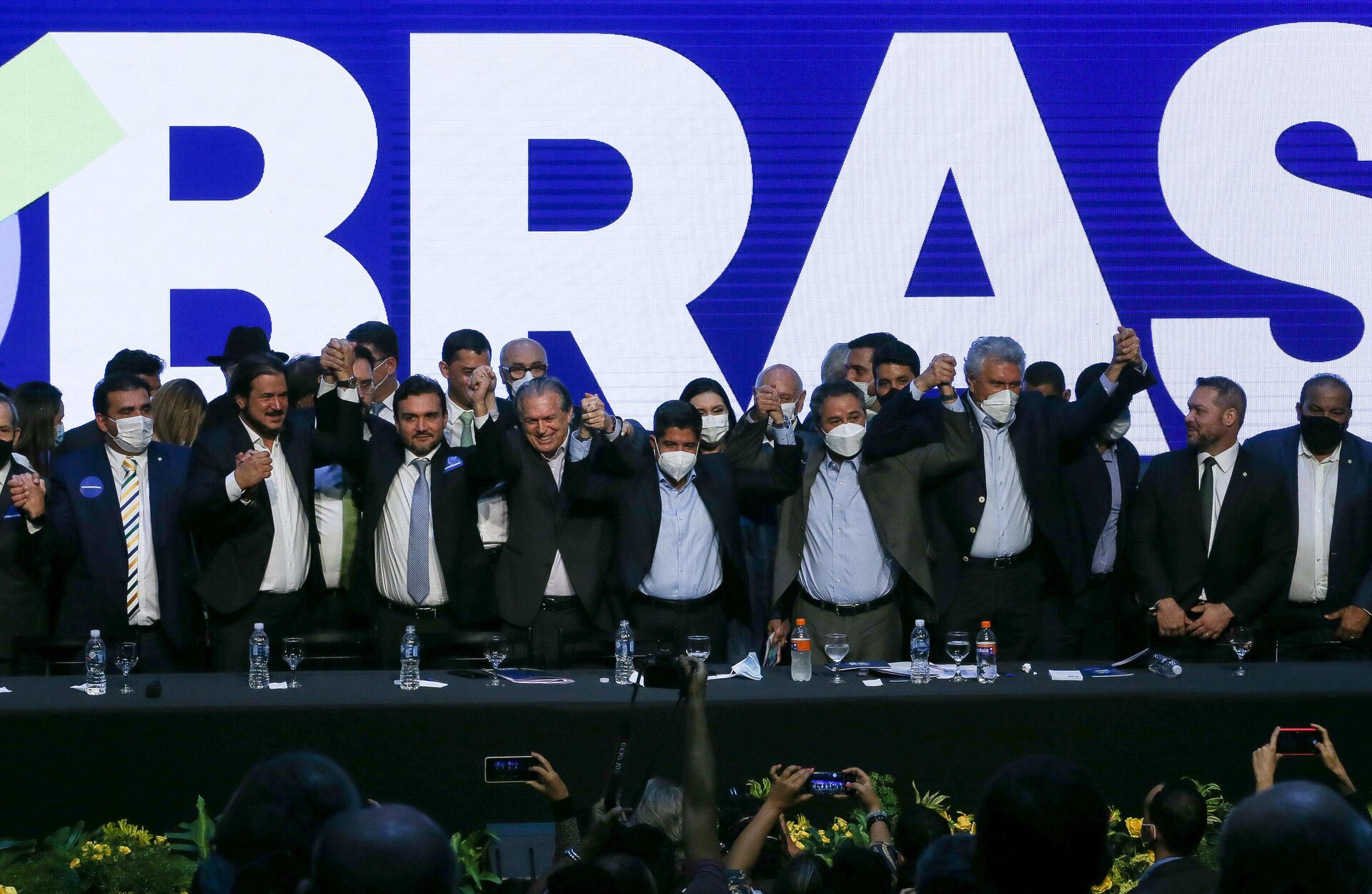 Convenção para fusão dos partidos PSL e DEM, resultando na União Brasil, em Brasília, 6 de outubro de 2021 - Sputnik Brasil, 1920, 09.02.2022
