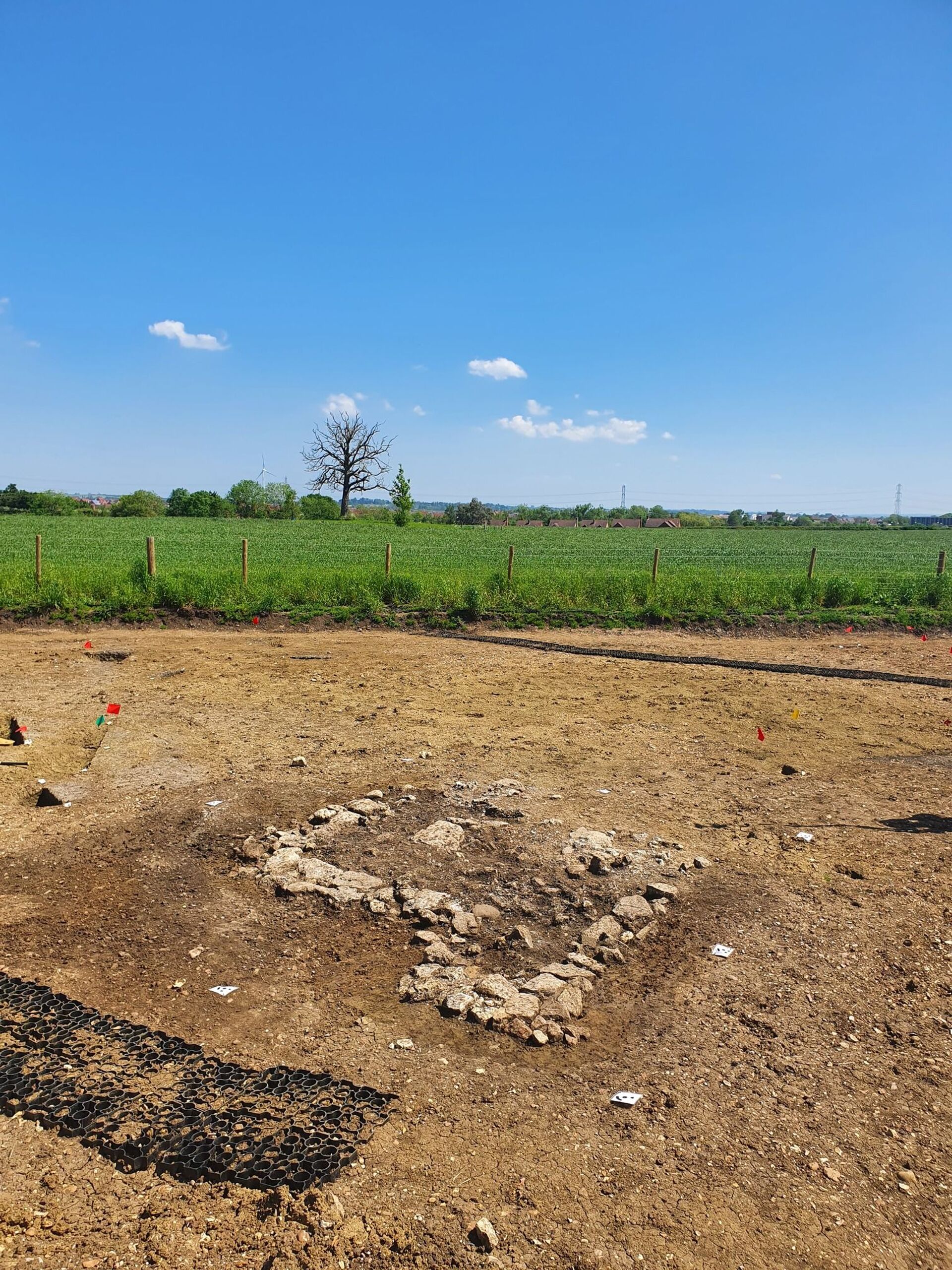 Secador de milho descoberto durante escavações arqueológicas de um assentamento romano em Fleet Marston, perto de Aylesbury, Buckinghamshire - Sputnik Brasil, 1920, 09.02.2022