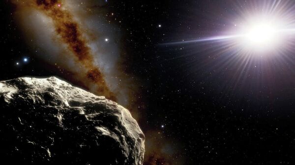 Ilustração sem data do asteroide 2020 XL5, de 1,2 quilômetro em diâmetro - Sputnik Brasil