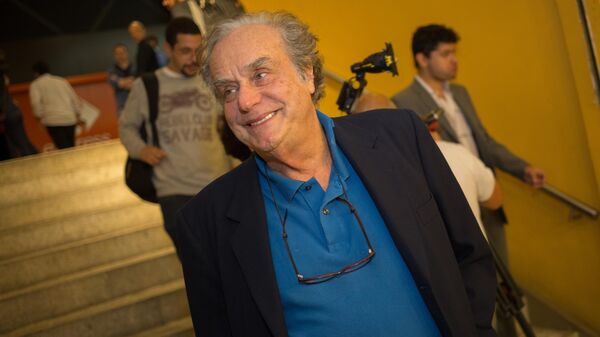 O cineasta Arnaldo Jabor na sessão de exibição do filme Aos Teus Olhos durante a 41ª Mostra Internacional de Cinema, no Espaço Itaú de Cinema do Frei Caneca, em São Paulo - Sputnik Brasil