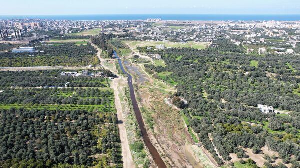 Uma visão geral mostra o Vale de Gaza no centro da Faixa de Gaza, em 1º de fevereiro de 202 - Sputnik Brasil