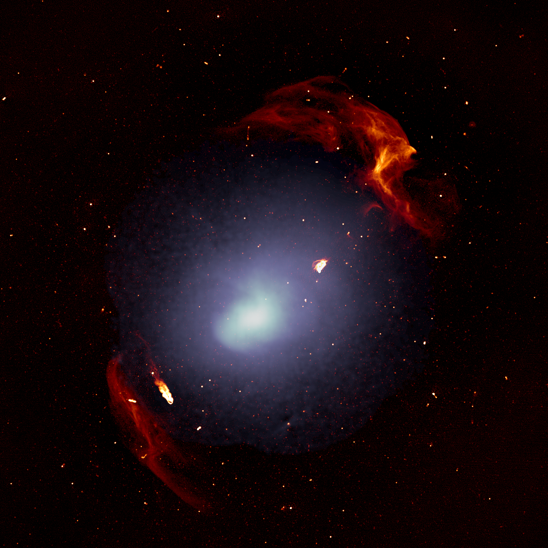 O massivo aglomerado de galáxias Abell 3667 - Sputnik Brasil, 1920, 24.02.2022