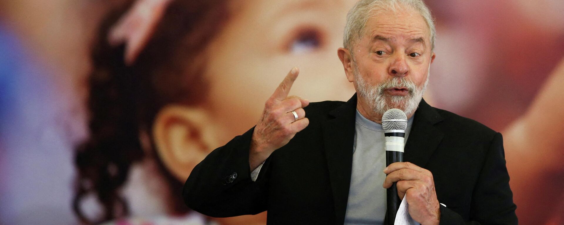 O ex-presidente do Brasil Luiz Inácio Lula da Silva fala no Sindicato dos Metalúrgicos do ABC (Sindicato dos Metalúrgicos do ABC), em São Bernardo do Campo, Brasil 29 de janeiro de 2022 - Sputnik Brasil, 1920, 24.02.2022