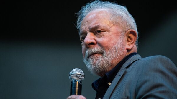 O ex-presidente Lula em discurso 8 de novembro de 2021 - Sputnik Brasil