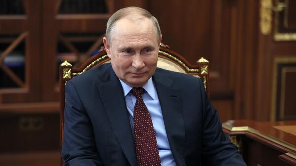 Presidente da Rússia, Vladimir Putin, 2 de março de 2022 - Sputnik Brasil