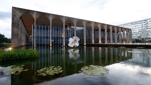 Fachada do Palácio Itamaraty, em Brasília, em 9 de março de 2017 - Sputnik Brasil