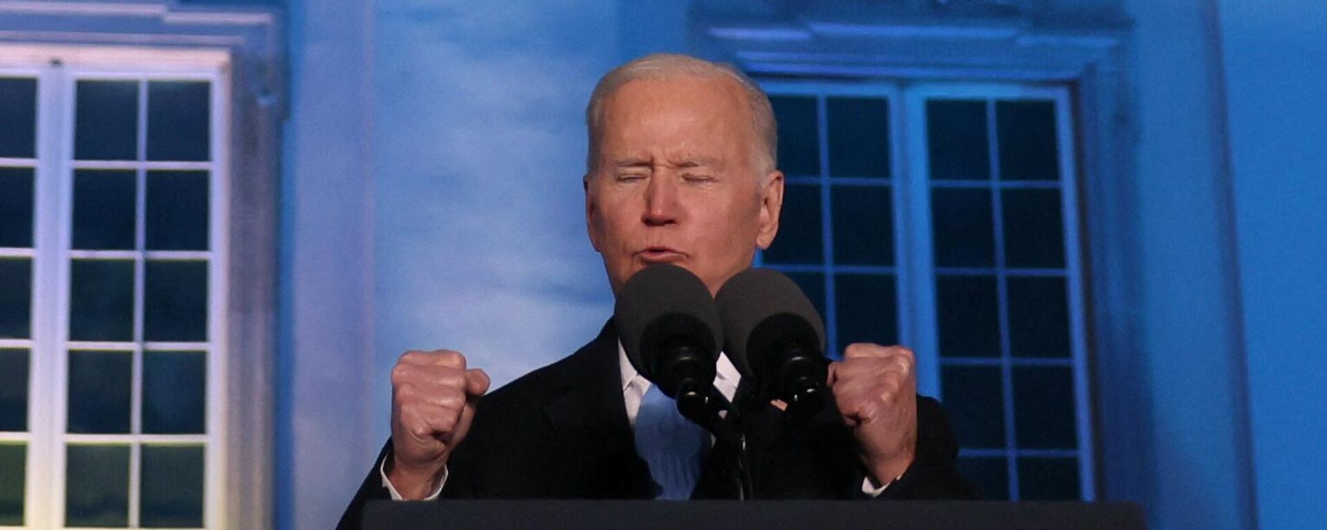 Joe Biden, presidente dos EUA, fala em evento no Castelo Real, em meio à operação militar especial da Rússia na Ucrânia, em Varsóvia, Polônia, 26 de março de 2022 - Sputnik Brasil, 1920, 26.03.2022
