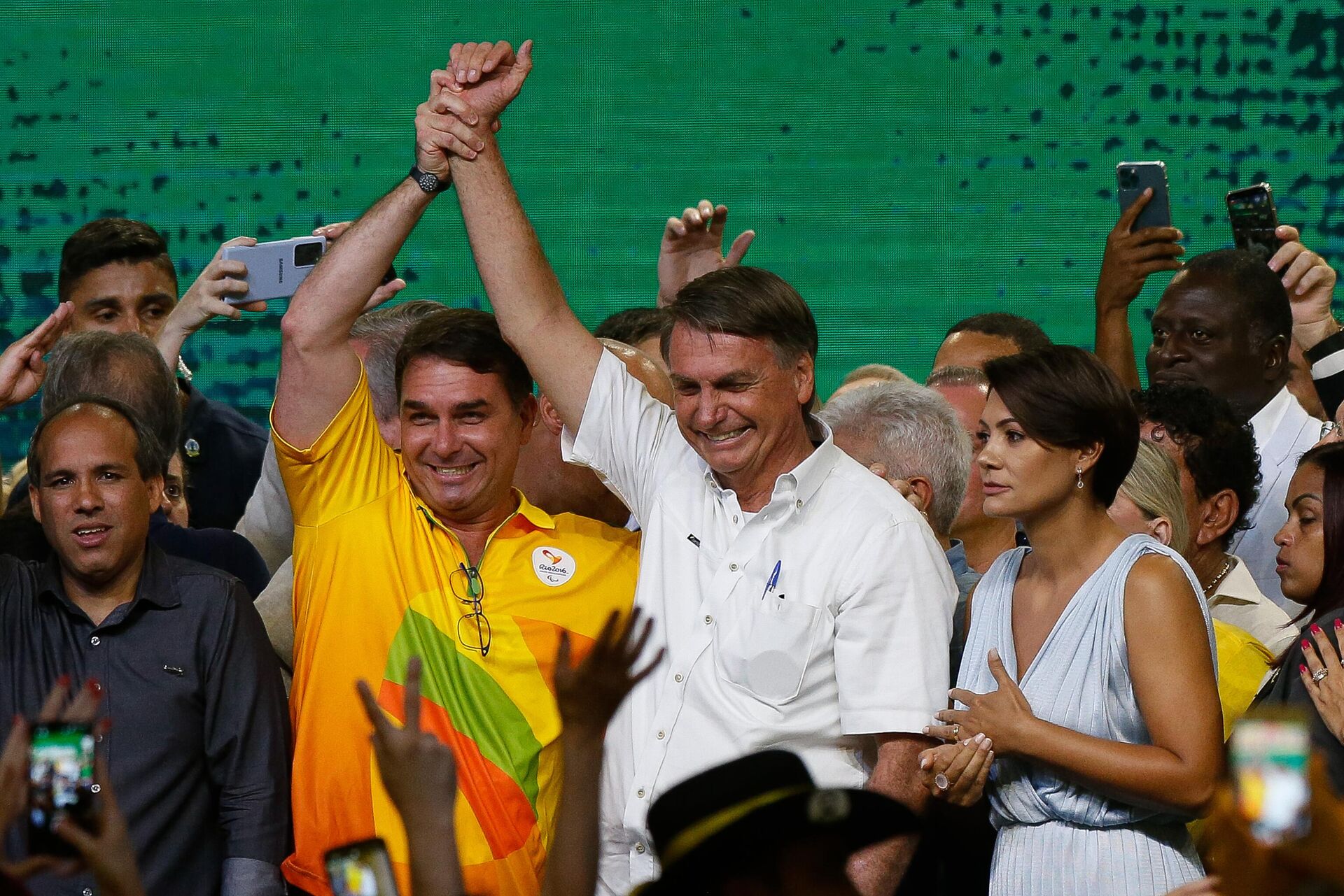 Presidente Jair Bolsonaro em evento nacional de seu partido, o PL. - Sputnik Brasil, 1920, 27.03.2022