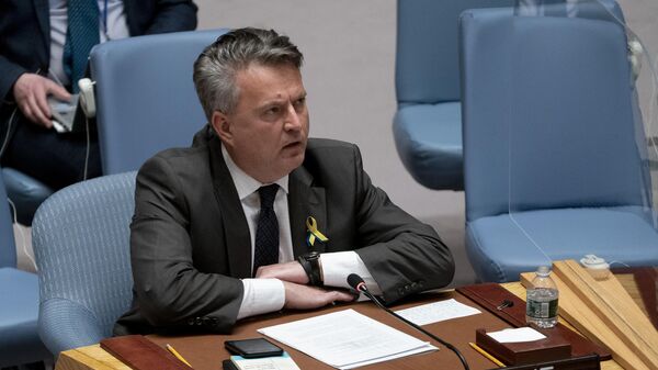 Embaixador da Ucrânia nas Nações Unidas, Sergei Kyslytsya. - Sputnik Brasil