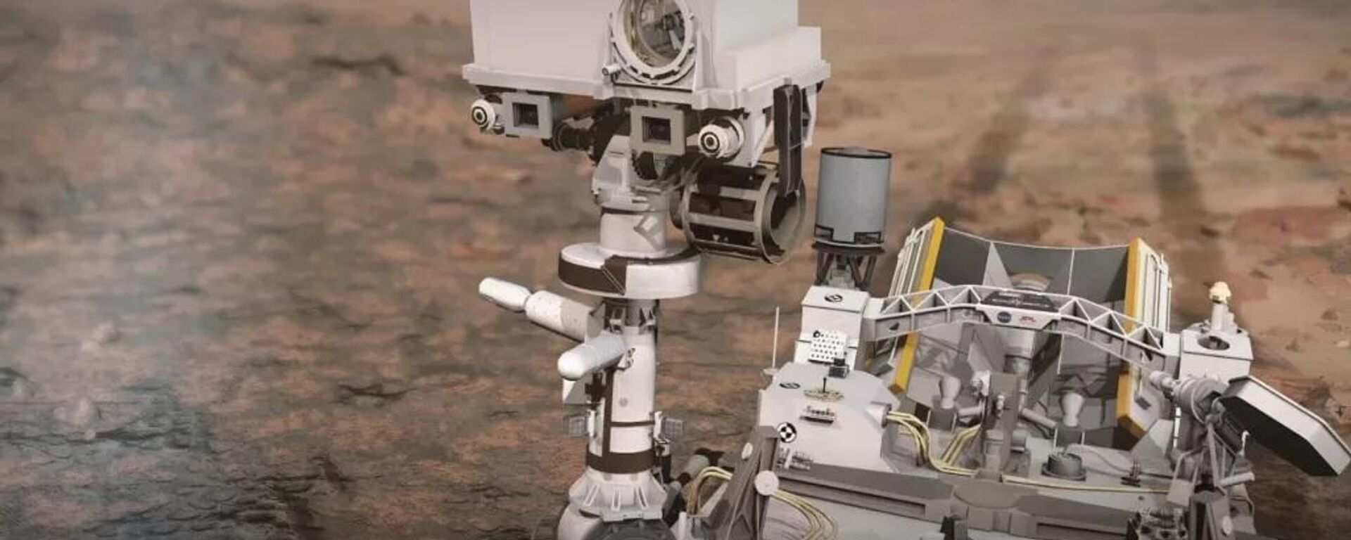 Rover Perseverance gravou áudio em Marte utilizando o sitema SuperCam - Sputnik Brasil, 1920, 01.04.2022