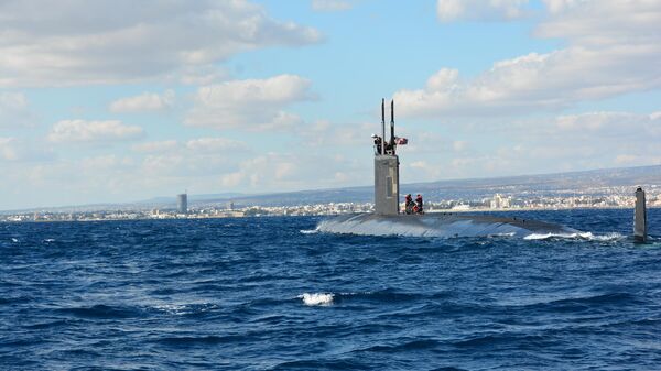Submarino nuclear USS Albany (SSN-753) (imagem referencial) - Sputnik Brasil