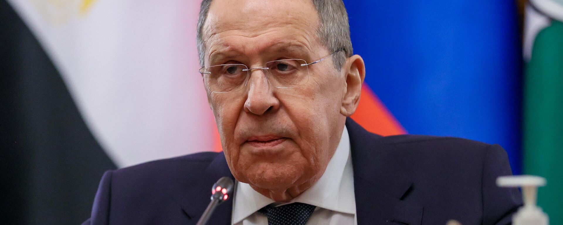 Sergei Lavrov, ministro das Relações Exteriores russo, participa de reunião diplomática em Moscou, na Rússia, em 4 de abril de 2022 - Sputnik Brasil, 1920, 07.04.2022
