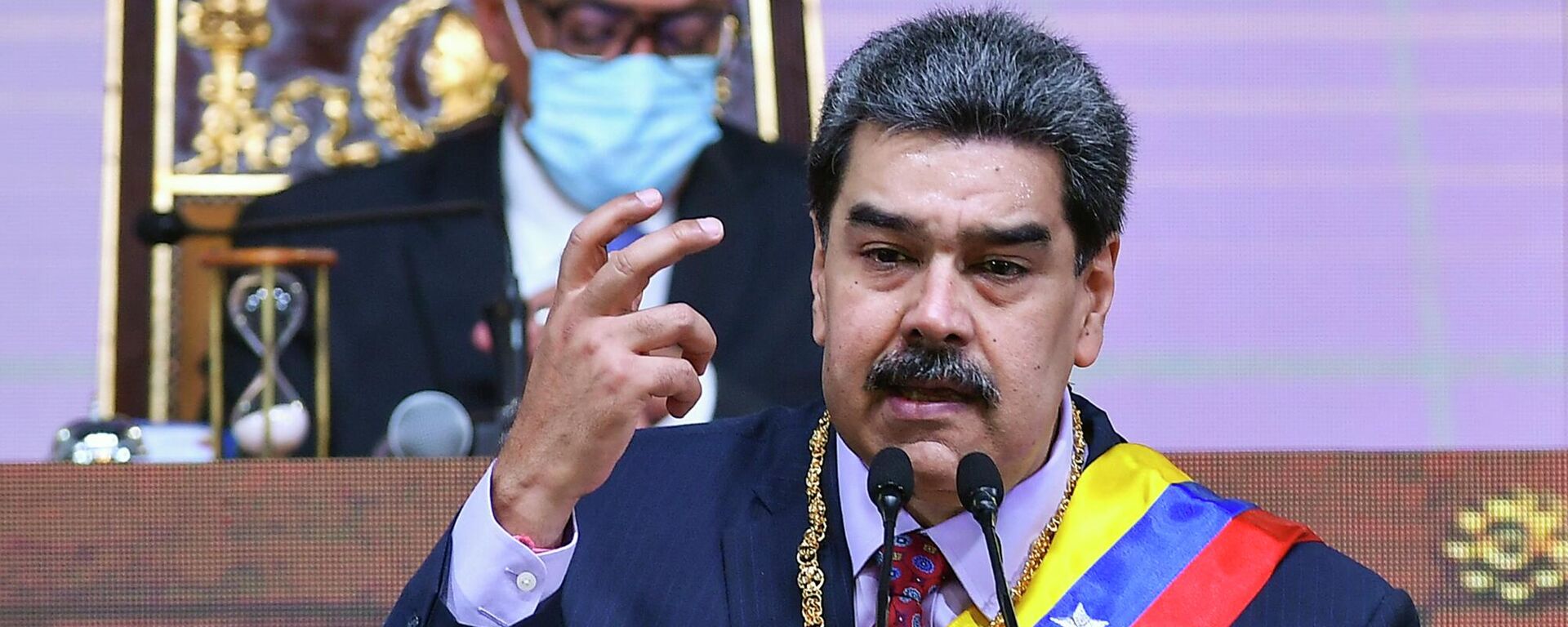 O presidente da Venezuela, Nicolás Maduro, em 15 de janeiro de 2022 - Sputnik Brasil, 1920, 30.11.2023