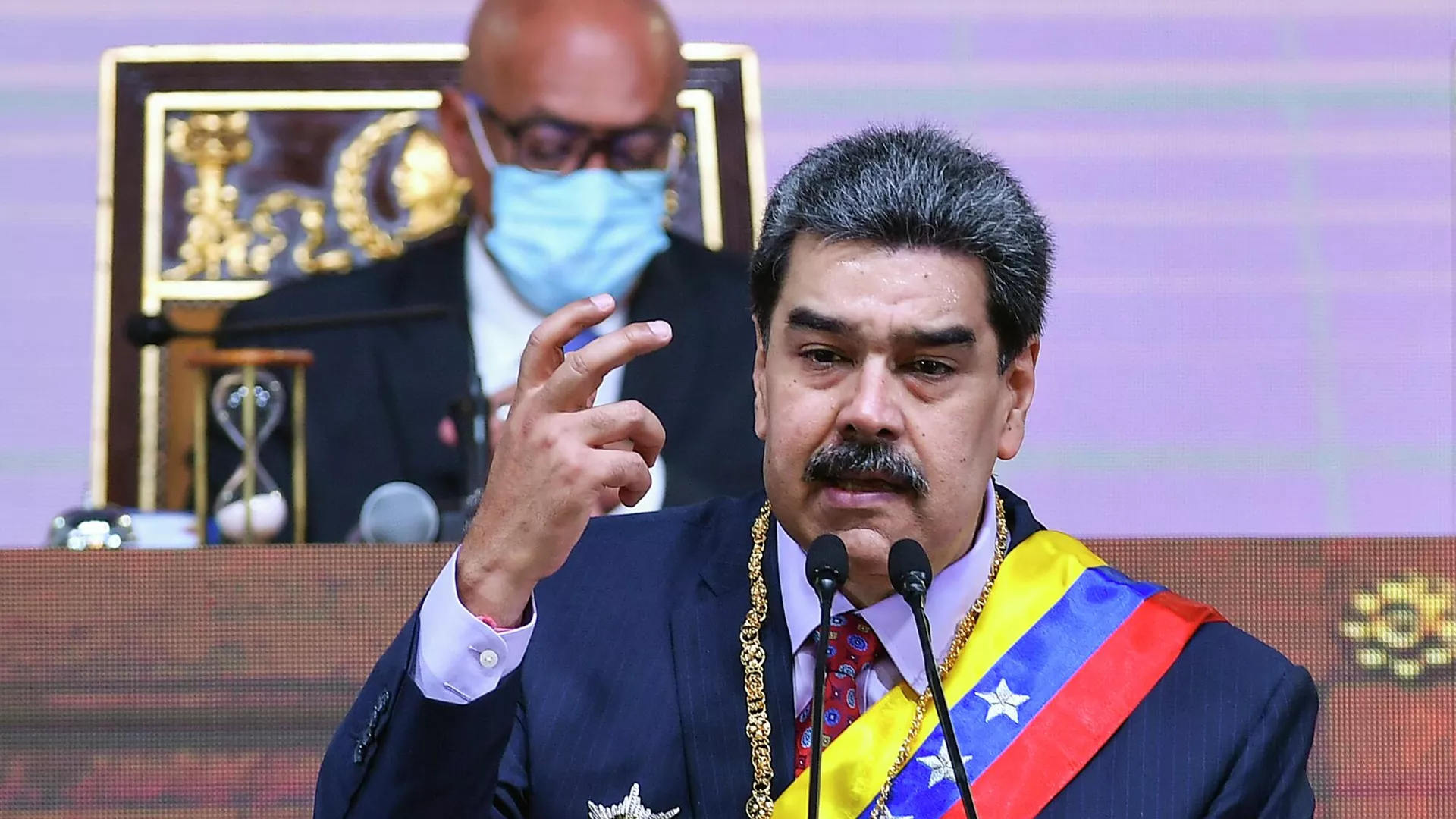 O presidente da Venezuela, Nicolás Maduro, em 15 de janeiro de 2022 - Sputnik Brasil, 1920, 01.01.2024