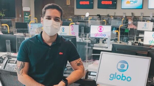 Gabriel Luiz, de 29 anos, repórter da TV Globo de Brasília - Sputnik Brasil