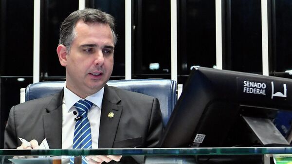 Rodrigo Pacheco no Plenário do Senado, 3 de maio de 2022 - Sputnik Brasil