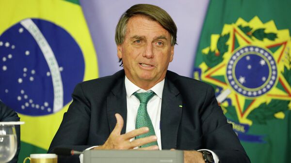 Jair Bolsonaro em Brasília, 3 de maio de 2022 - Sputnik Brasil