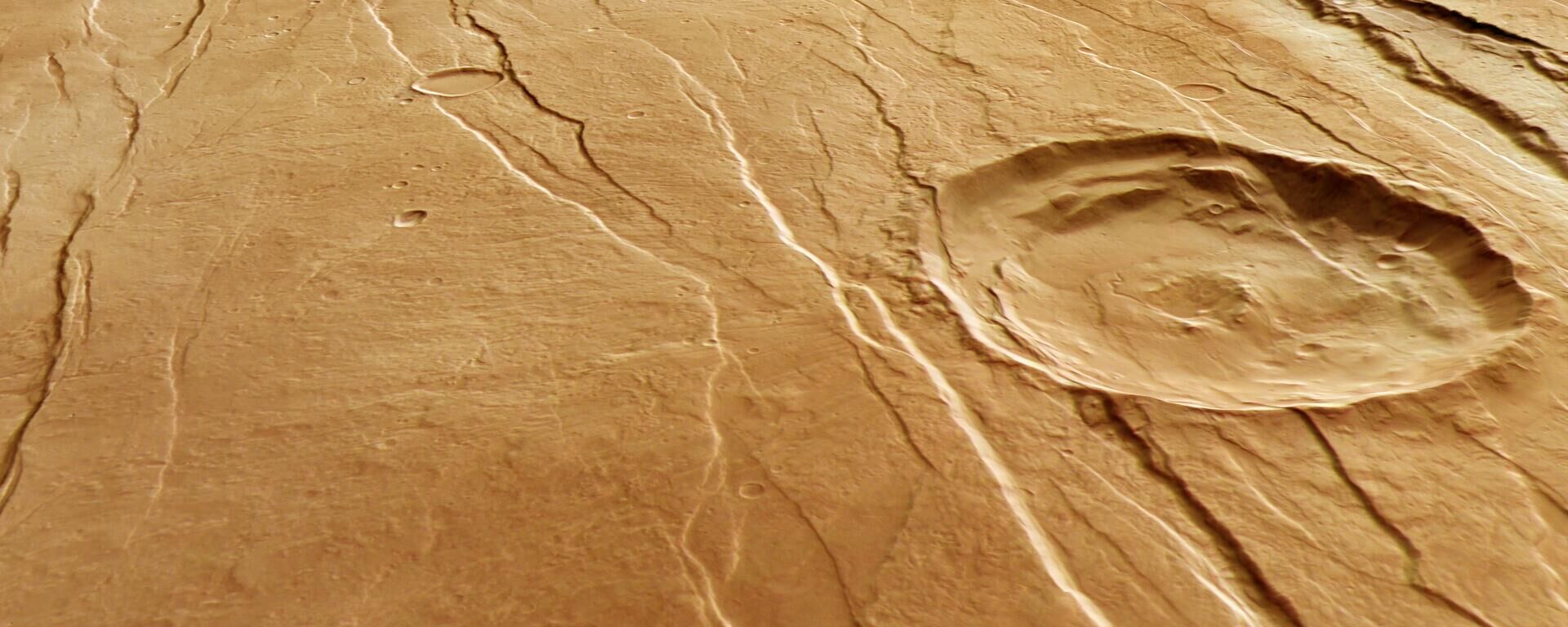 Fossas de Tantalus em Marte - Sputnik Brasil, 1920, 02.12.2022