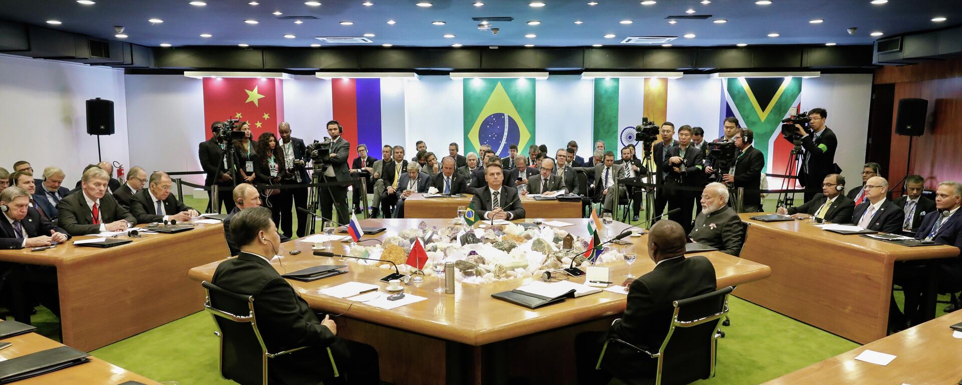 Sessão Plenária da XI Cúpula do Brics, em Brasília, em novembro de 2019 (foto de arquivo) - Sputnik Brasil, 1920, 15.07.2022