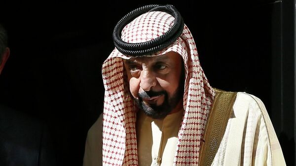 O presidente dos Emirados Árabes Unidos, Khalifa bin Zayed al Nahyan - Sputnik Brasil