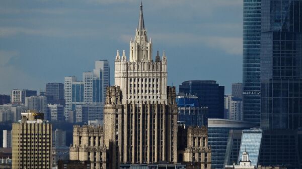 Prédio do Ministério das Relações Exteriores russo em Moscou, Rússia, foto publicada em 4 de maio de 2022 - Sputnik Brasil