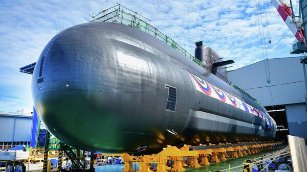 Imagem ilustrativa. Submarino sul-coreano de classe KSS-III - Sputnik Brasil