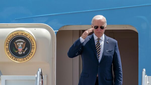 O presidente dos EUA, Joe Biden, em 19 de maio de 2022 - Sputnik Brasil