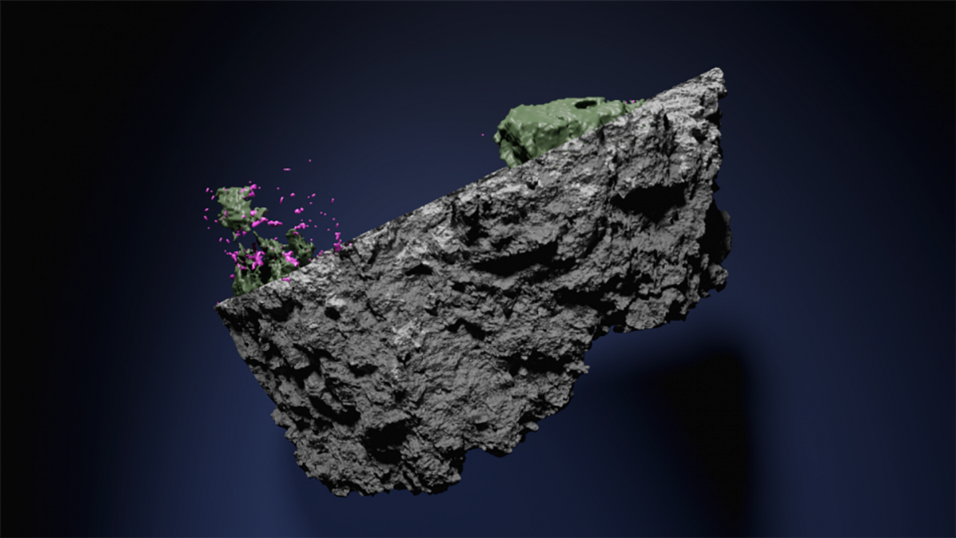 Reprodução tridimensional de meteorito de Marte - Sputnik Brasil, 1920, 20.05.2022