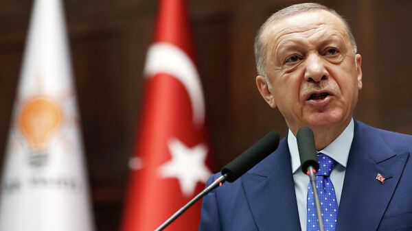Presidente da Turquia, Recep Tayyip Erdogan - Sputnik Brasil