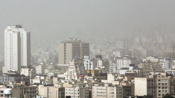 Teerã, Irã, durante tempestade de areia em 17 de maio de 2022 - Sputnik Brasil