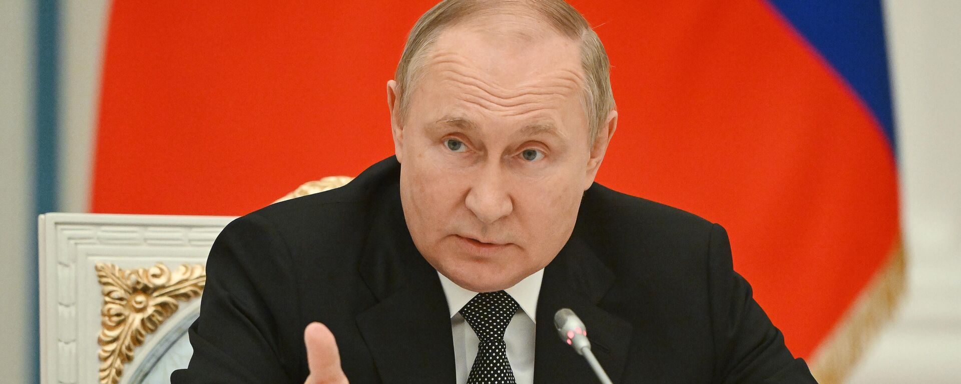 Presidente da Rússia, Vladimir Putin, durante reunião do Conselho de Estado, 25 de maio de 2022 - Sputnik Brasil, 1920, 24.06.2022