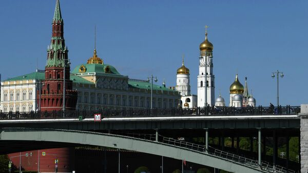 Grande Palácio do Kremlin (à esquerda) em Moscou, Rússia, foto publicada em 22 de maio de 2022 - Sputnik Brasil
