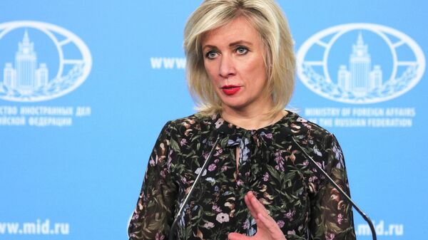 Representante oficial do Ministério das Relações Exteriores da Rússia, Maria Zakharova, em Moscou. Rússia, 28 de abril de 2022 - Sputnik Brasil