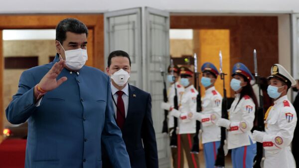 Nicolás Maduro, presidente da Venezuela, no Palácio da Revolução, em Havana, Cuba, 27 de maio de 2022 - Sputnik Brasil