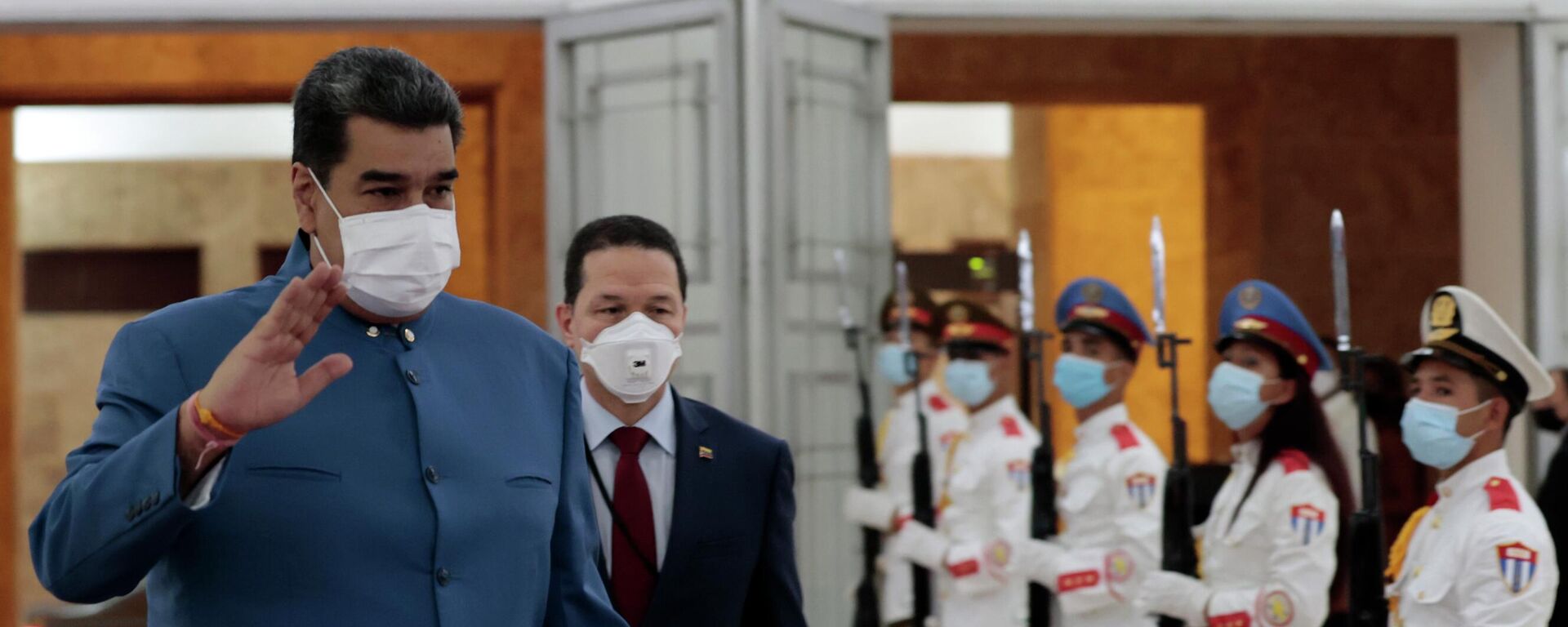 Nicolás Maduro, presidente da Venezuela, no Palácio da Revolução, em Havana, Cuba, 27 de maio de 2022 - Sputnik Brasil, 1920, 05.06.2022