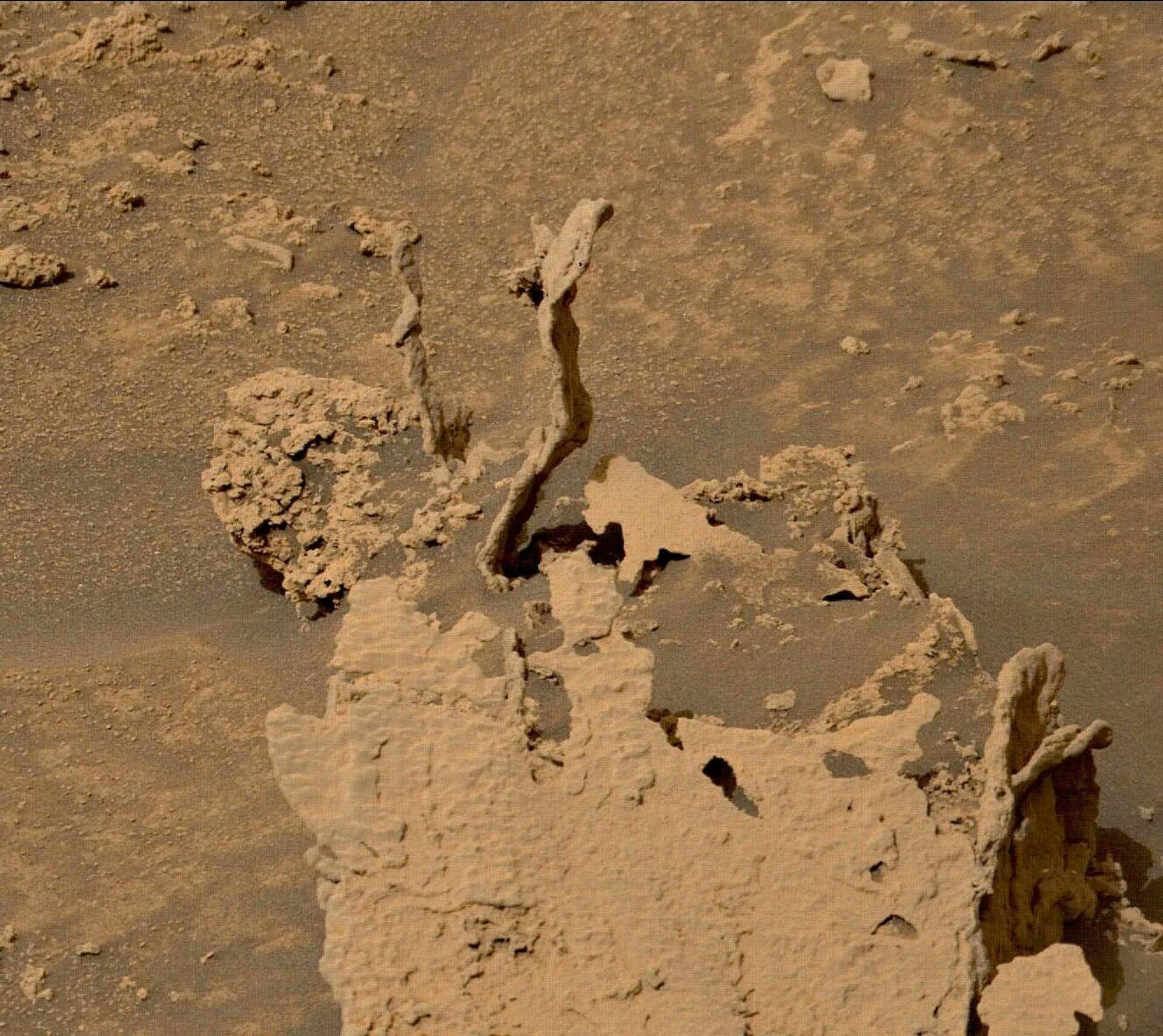 Formações rochosas encontradas em Marte pelo rover Curiosity da NASA - Sputnik Brasil, 1920, 07.06.2022