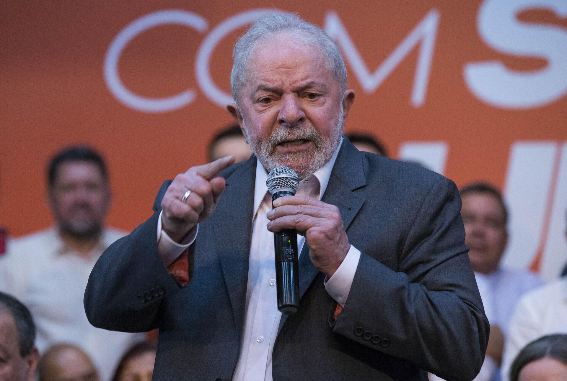 O ex-presidente Lula, pré-candidato do PT à Presidência, durante evento em São Paulo em 3 de junho de 2022 - Sputnik Brasil, 1920, 07.07.2022