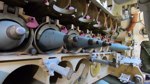 Projéteis de 152 mm para obuseiros Msta-S na Ucrânia - Sputnik Brasil